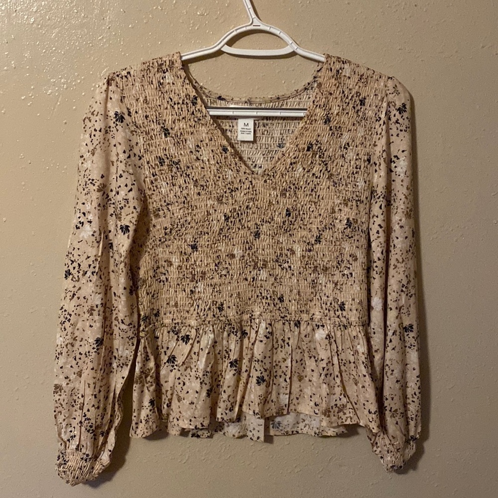 Flower printed blouse hasn’t really been worn! very comfy